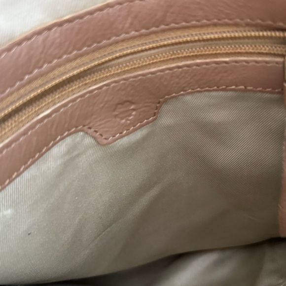 Lucky Brand Tan Crossbody Bag foldover magnet cognac piecetrain leather - Picture 8 of 15